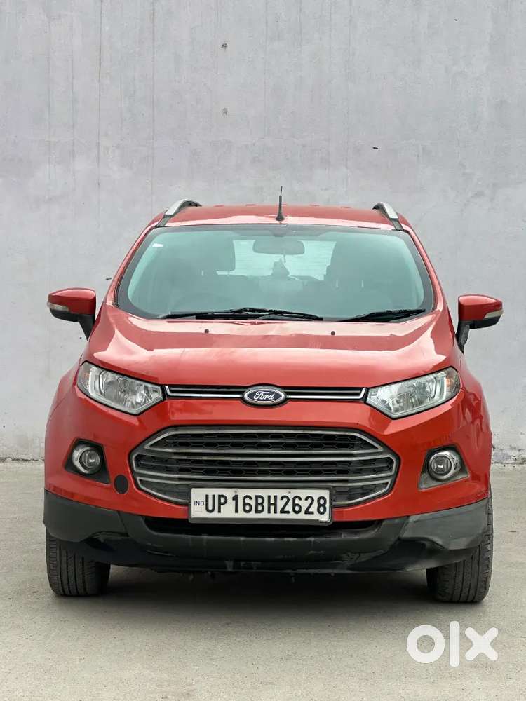 Ford Ecosport Orangecolor 1.5 Diesel 2016 Top Model Push Button Start