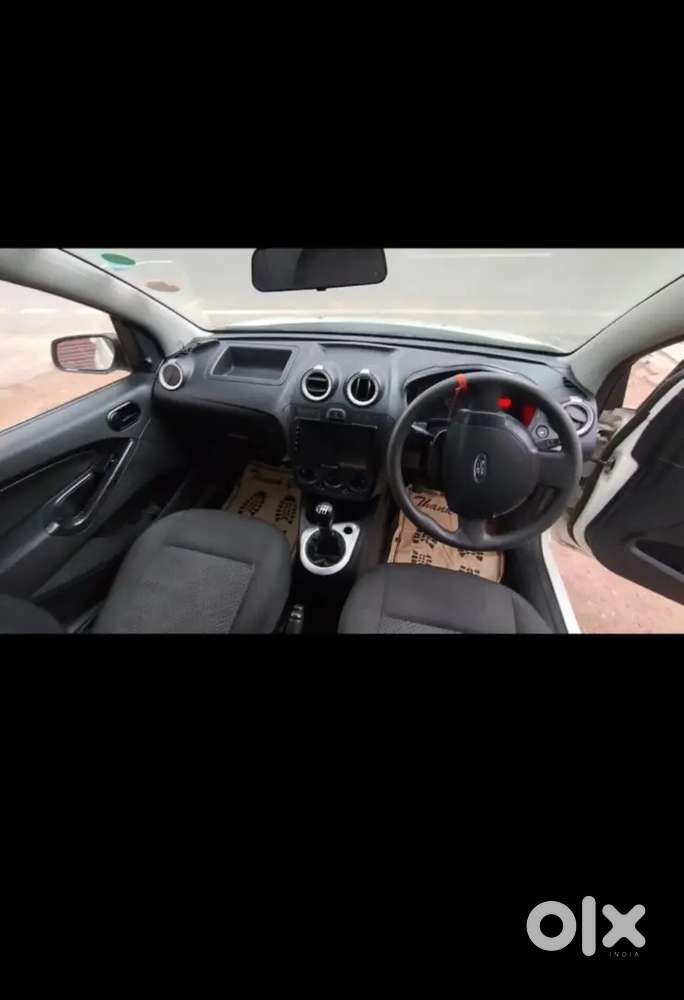 Ford Figo Milky White Car