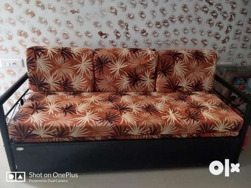 Sofa cum online bed wooden olx