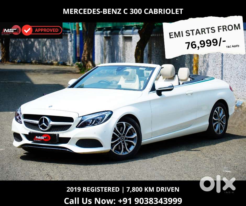 Mercedes-benz C-class C300 Cabriolet, 2019, Petrol