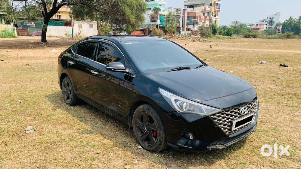 Hyundai Verna Sx 2021  Loaded  Black Beauty  Second Owner