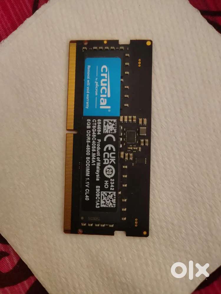 8GB RAM CRUCIAL BASICS