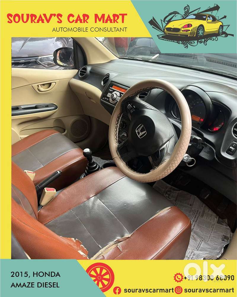 Honda Amaze S Mt I-dtec, 2015, Diesel