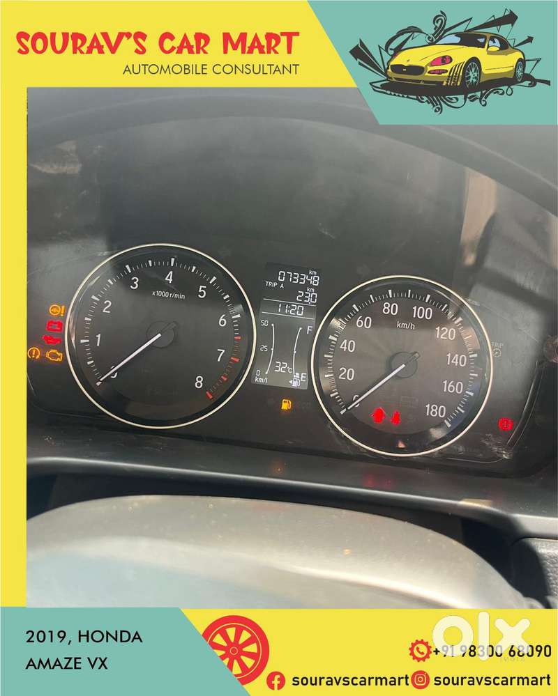 Honda Amaze Vx 1.2 Petrol Mt, 2019, Petrol