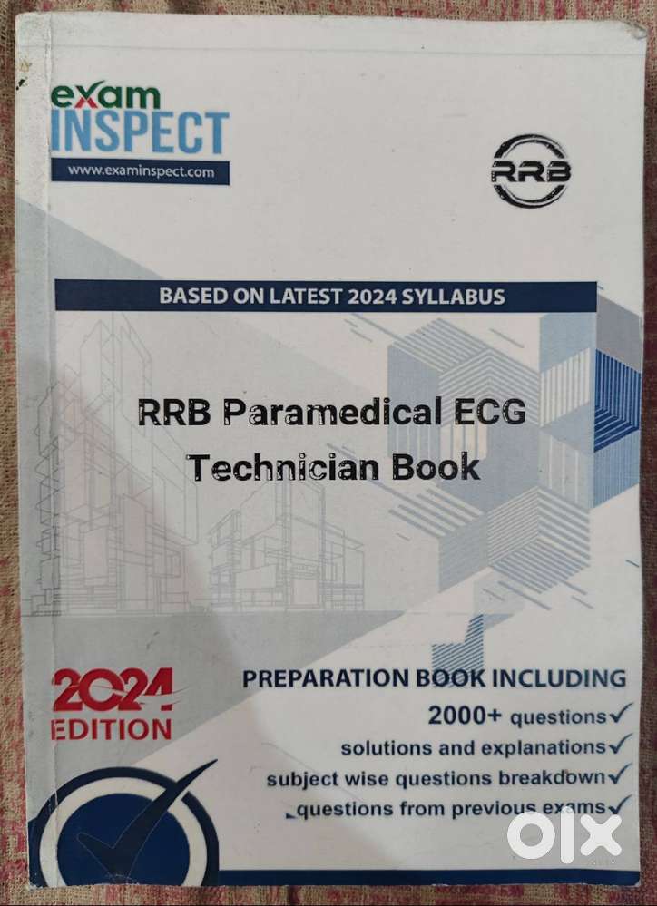 Exam Inspect RRB Paramedical Staff ECG Technician Test Series
