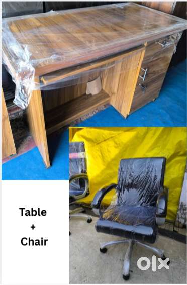 Brand New Complete Work / Office Setup - 4ft Desk + Revolving Chair