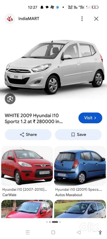 Hyundai I10 2009 2nd Owner