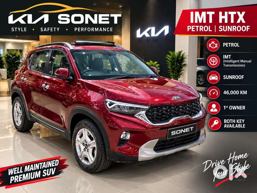 Kia Sonet Htk Plus At D, 2021, Petrol