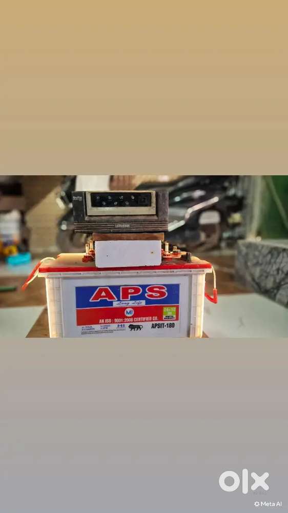 Battery and inverter