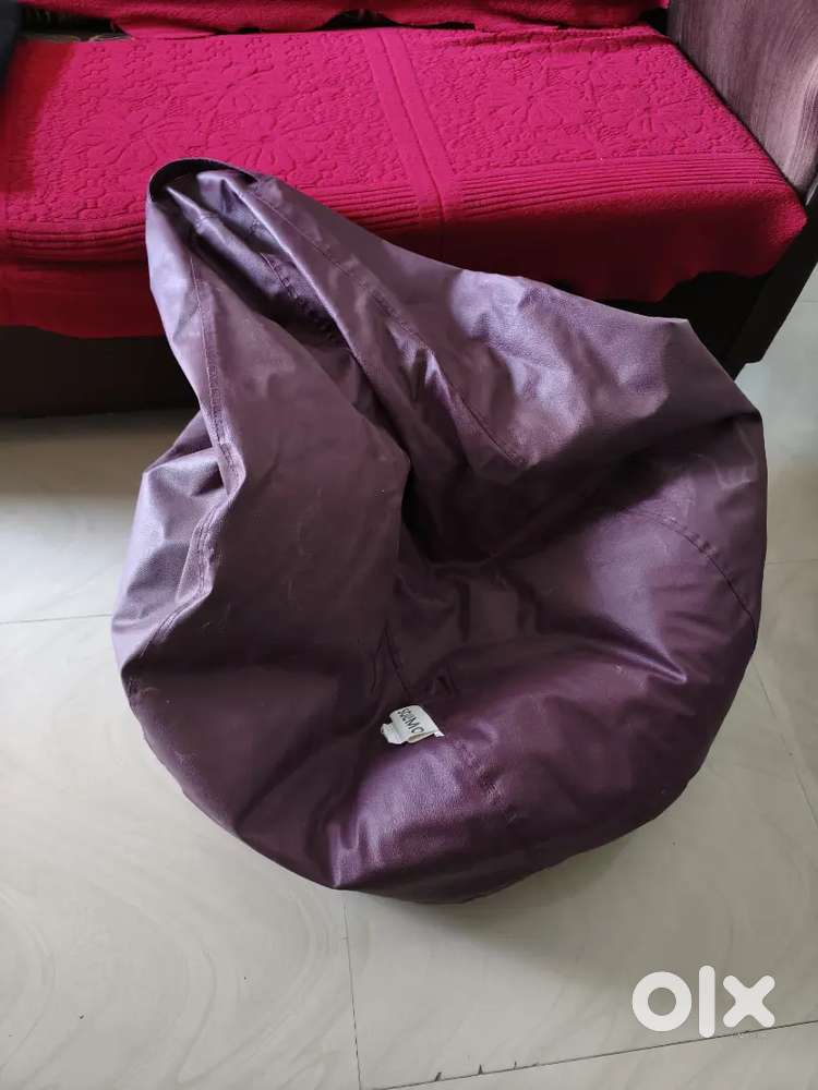 Bean Bag plum purple (a muted, dark purple) color