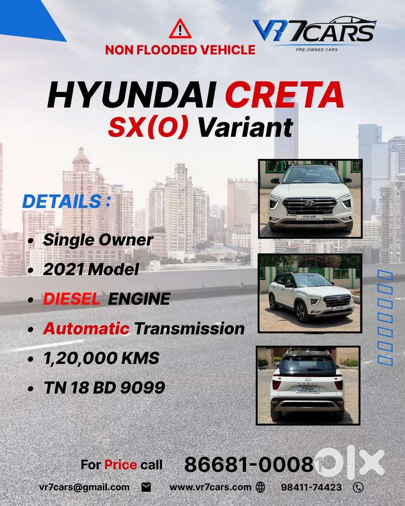 Hyundai Creta Sx (o) 1.5 Diesel Automatic, 2021, Diesel