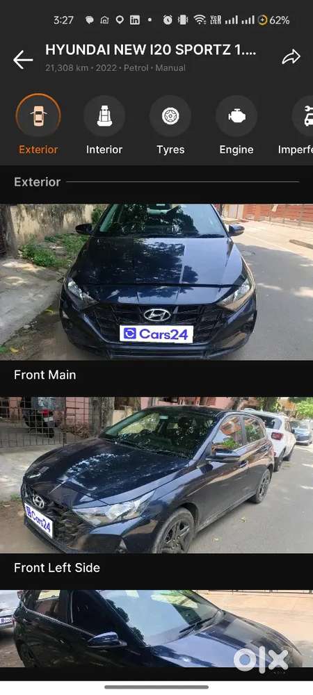 Hyundai New I20 2022 Petrol 21500 Km Driven