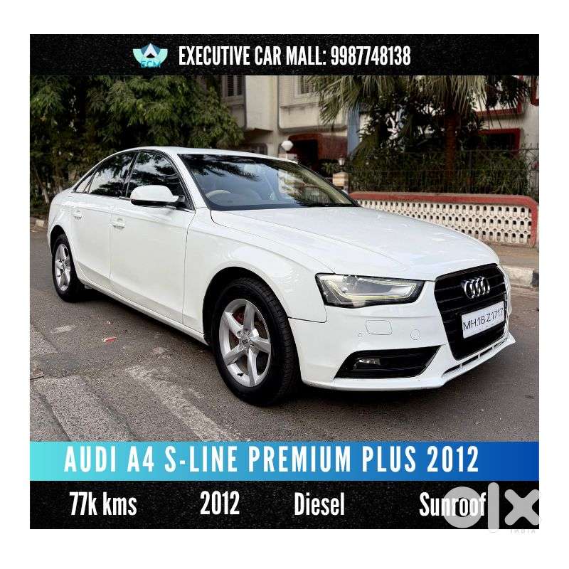 Audi A4 2.0 Tdi (177bhp) Premium Plus, 2012, Diesel