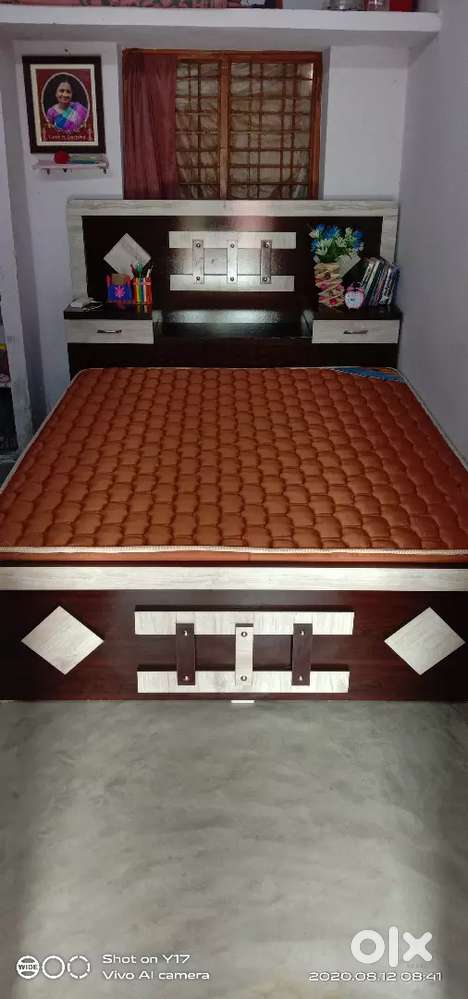 Vr good bed colourful nice no damaged coffee colour price13,500