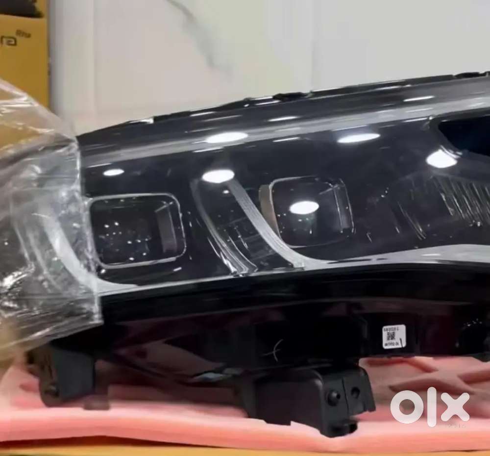 New brezza top model headlights pair