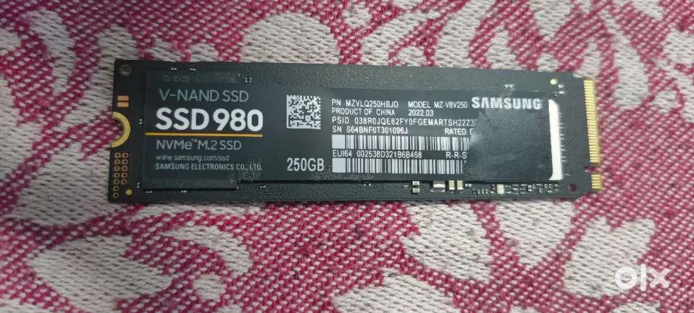 V-NAND SSD SSD 980

PN MZVLQ250HBJD MODEL MZ-V8V250 SAMSUNG

PSID 038R