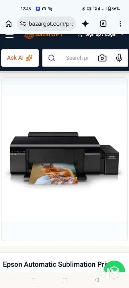 Epson l805 printer