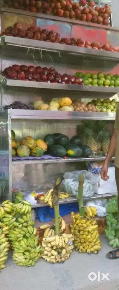 SS steel fruits and vegetables rack