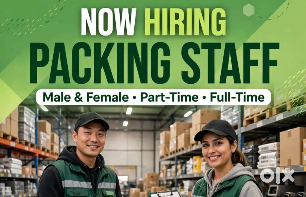 WANTED M/F PARTIME/ FULLTIME PACKING/ SORTING STAFFS