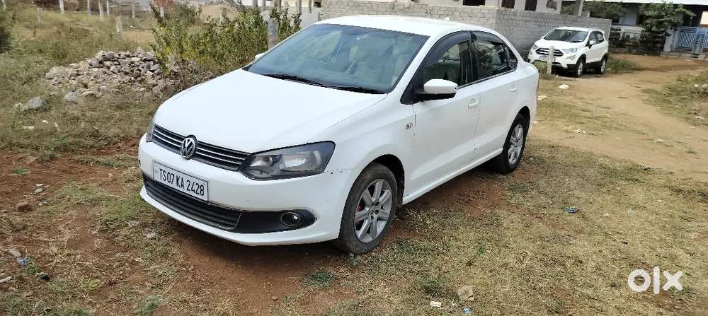 Volkswagen Vento Highline Diesel, White 2014 Manufacturer.