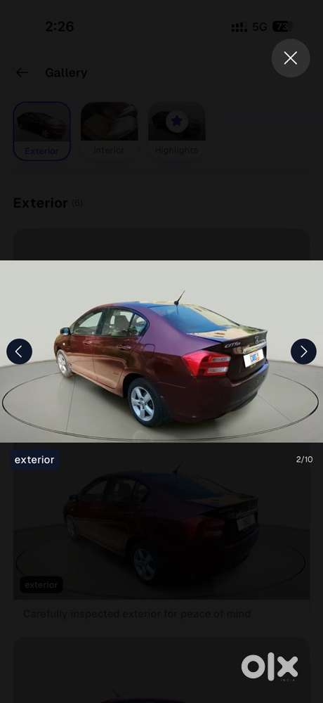 Honda City Petrol Mt 2013