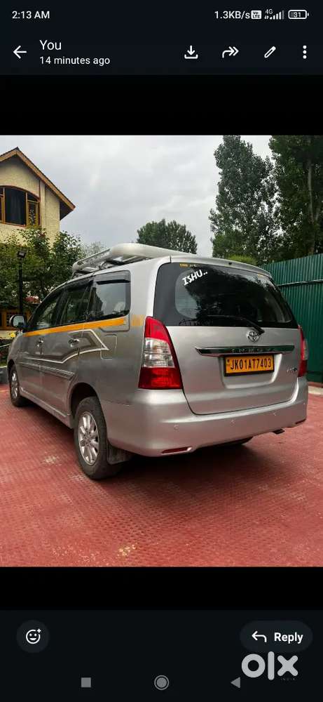 Toyota Innova 2013 Diesel Well Maintained