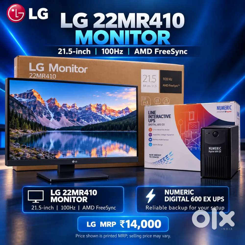 Brand New LG Monitor + Numeric UPS Combo
