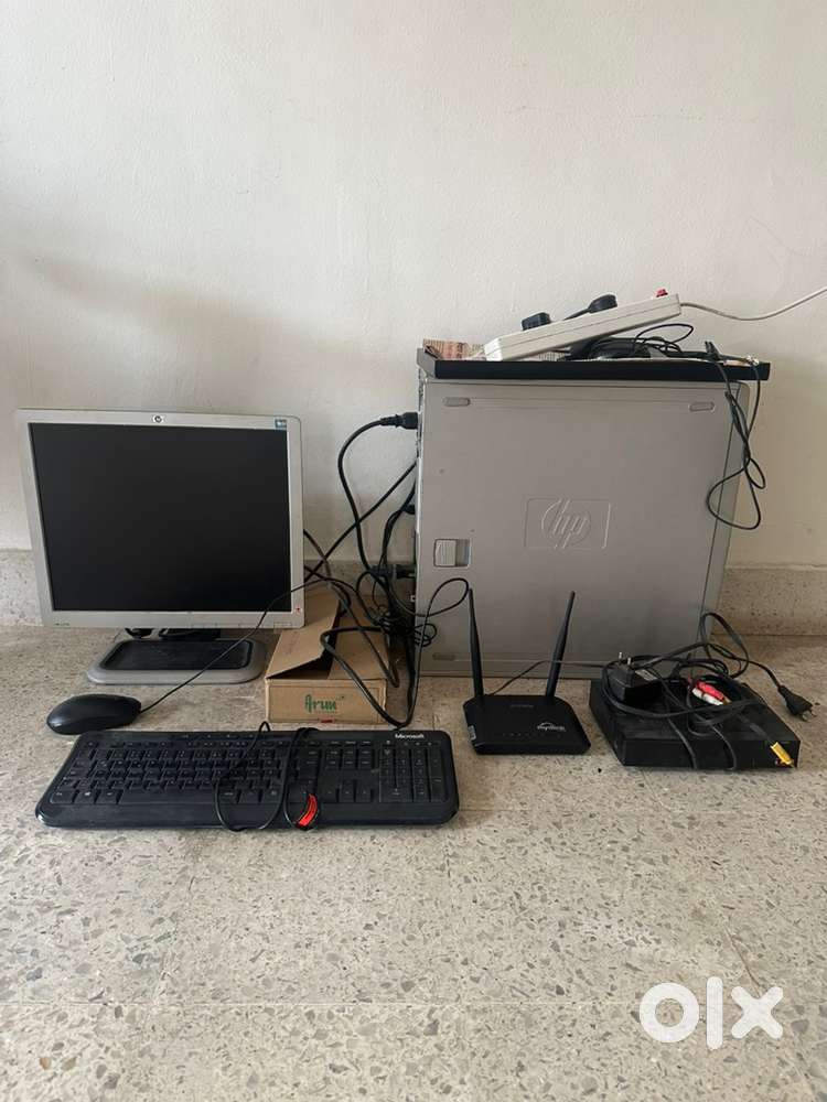 HP Powerful Workstation with Wifi Router 2 years old