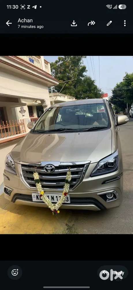 Toyota Innova 2013 Model Well Maintained