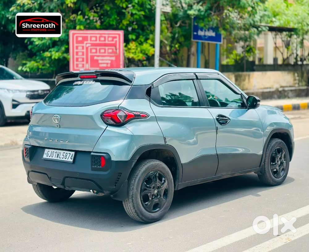Tata Punch 1.2 Revotron Adventure Camo Rhythm Amt, 2023, Petrol