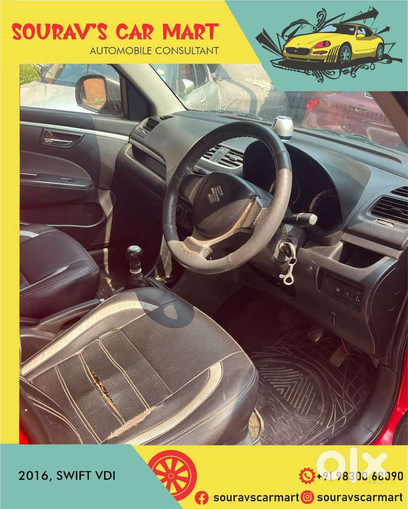 Maruti Suzuki Swift Vdi Bs Iv, 2016, Diesel