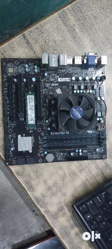 AMD AM4 Motherboard DDR4 A10 9700 Processor Ryzen also