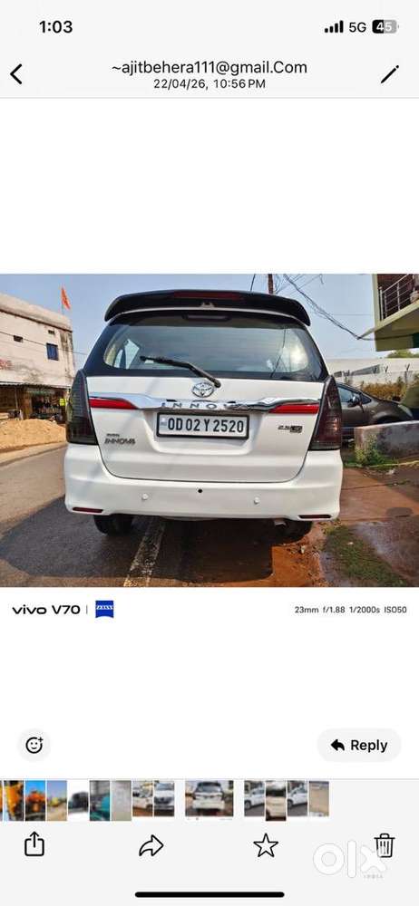 Toyota Innova 2015 Diesel Well Maintained