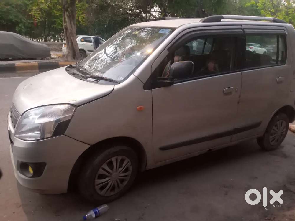 Maruti Suzuki Wagon R 2013 April Cng Company Fitted Green