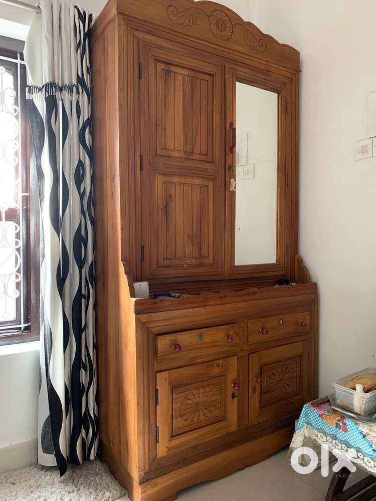 Acacia wood cupboard