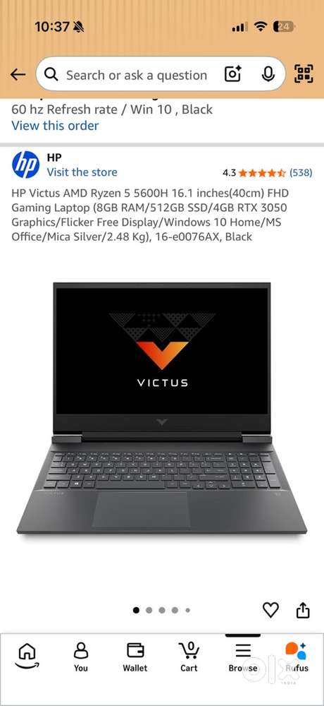 Victus 16gb model in flawless condition