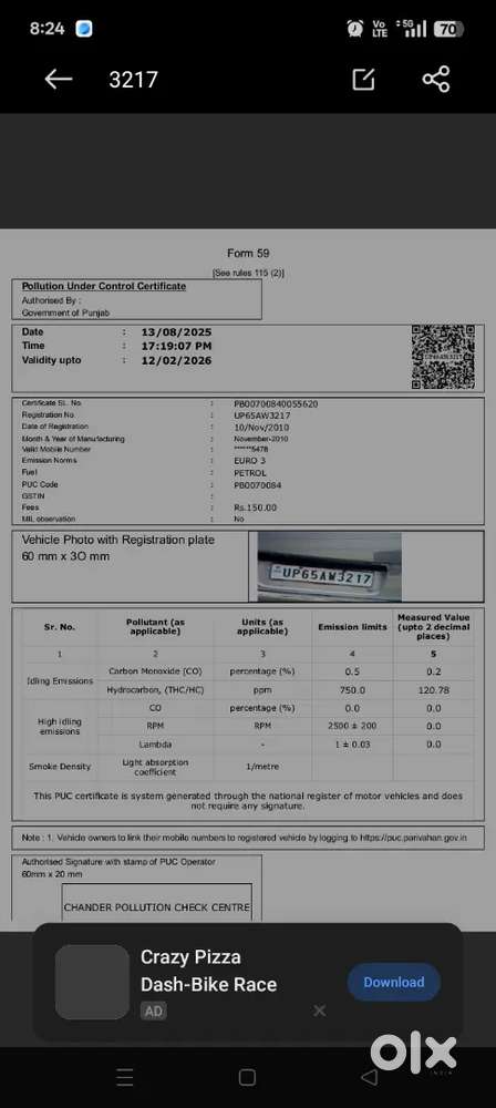 Maruti Suzuki Eeco 2010 Petrol 92000 Km Driven