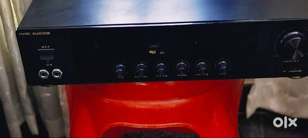 Amplifier and speaker box