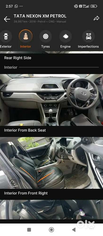 Tata Nexon 2018 Cng & Hybrids 40000 Km Driven