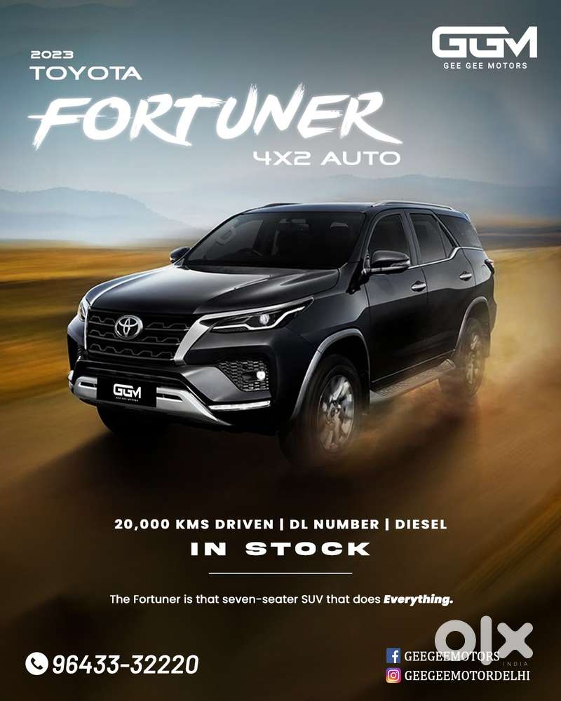 Toyota Fortuner 3.0 4x2 Automatic, 2023, Diesel