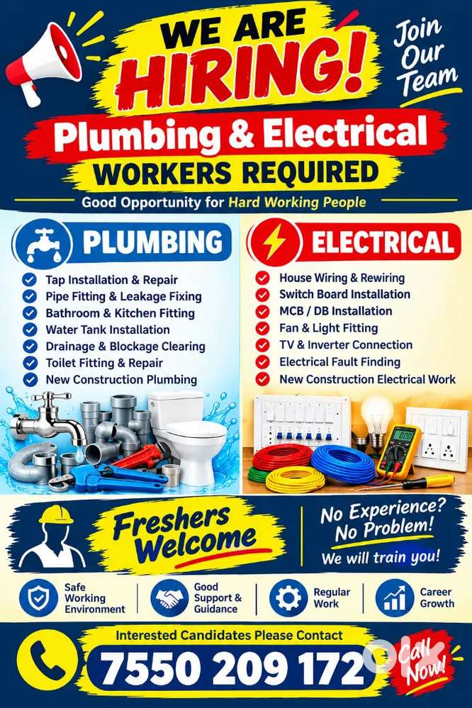 Electrical and plumbing services