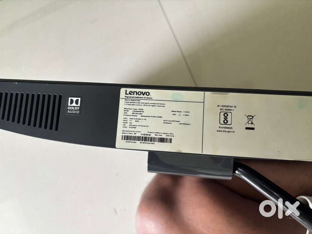 Lenovo all in one desktop for sale