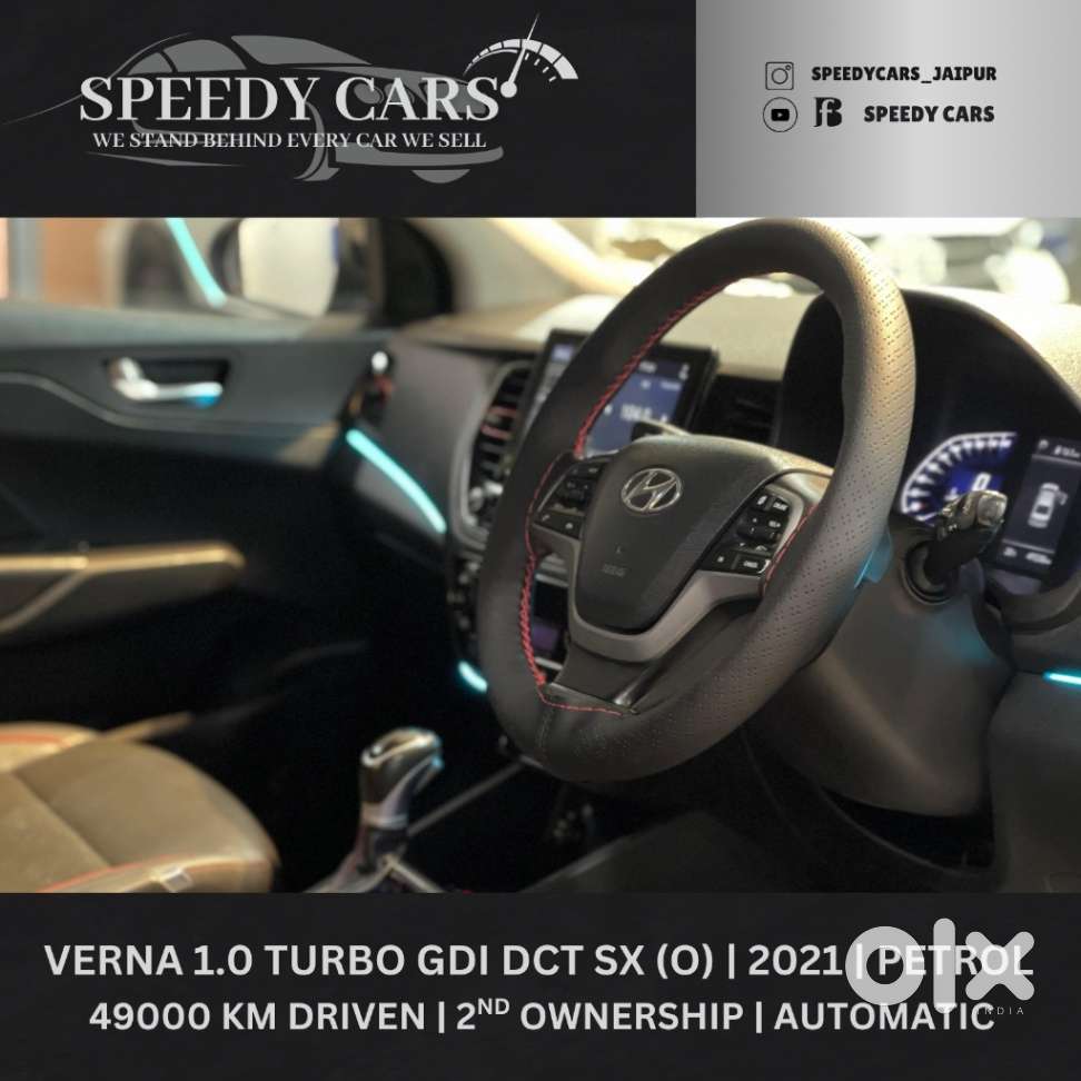 Hyundai Verna 1.0 Sx (o) Turbo Gdi Dct, 2021, Petrol