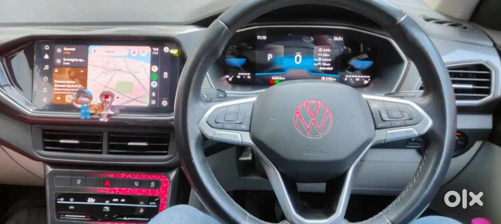 Vw Taigun Topline, Automatic With Beautiful Interiors And Ventilated