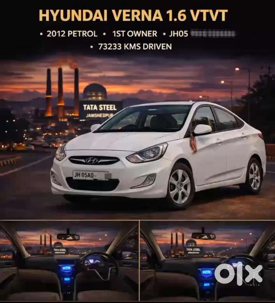 Hyundai Verna 2012 Petrol 73000 Km Driven