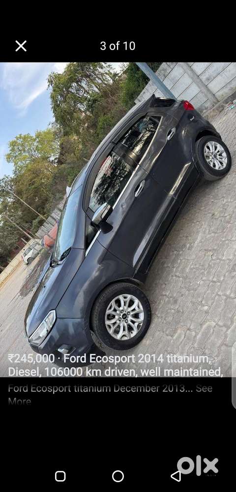 Ecosport Titanium Dec 2013 Owner 3rd 106000 Km Driven Diesel Good Car