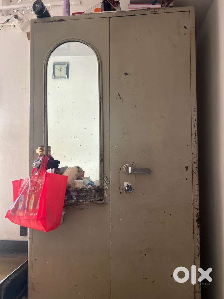 Cupboard with locker in it