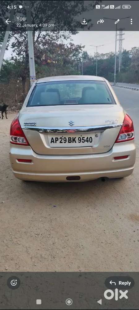 Maruti Suzuki Swift Dzire 2011 Petrol Good Condition, R C Up To 2031