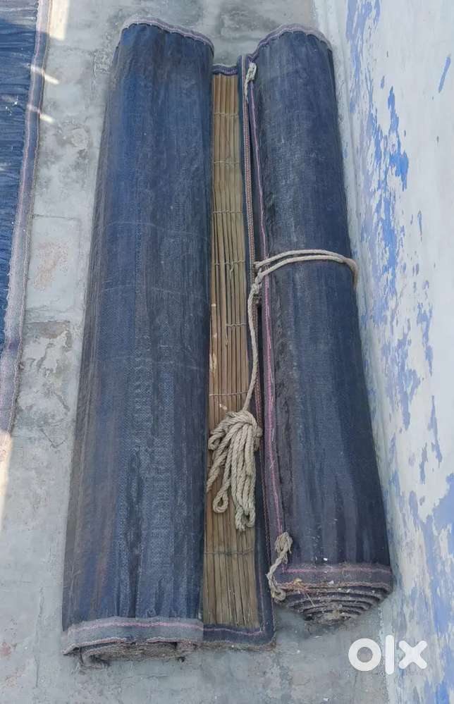 Folded mat black plastic