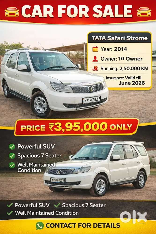 Tata Safari Storme 2014 Diesel 250000 Km Driven